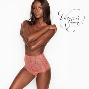 VS Body By Victoria Lace High-rise Thong Panty S